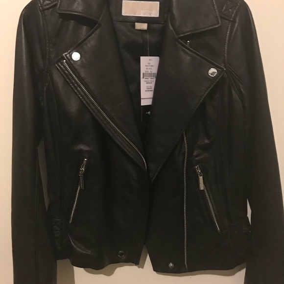 Leather Jacket Michael kors new - Picture 7 of 7